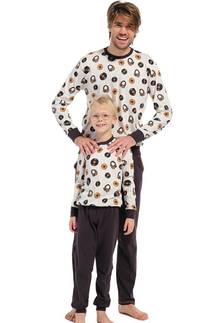 Pastunette jr Pyjamas | Pastunette Jr Boys Long Sleeve Pyjama Set 'Music Man'