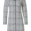 Pastunette Deluxe Nightshirts | Pastunette Deluxe Cotton-Polyester Full Button Nightdress 'Checks In Style'