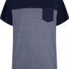 Pastunette for Men Mix & Match | Pastunette For Men Grey & Blue Fine Stripes Short Sleeved Men'S Cotton Pyjama Top