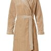 Pastunette Deluxe Bathrobes | Pastunette Deluxe Warm Fleece Wrap-Over Morninggown 'Soft Chevron Comfort'