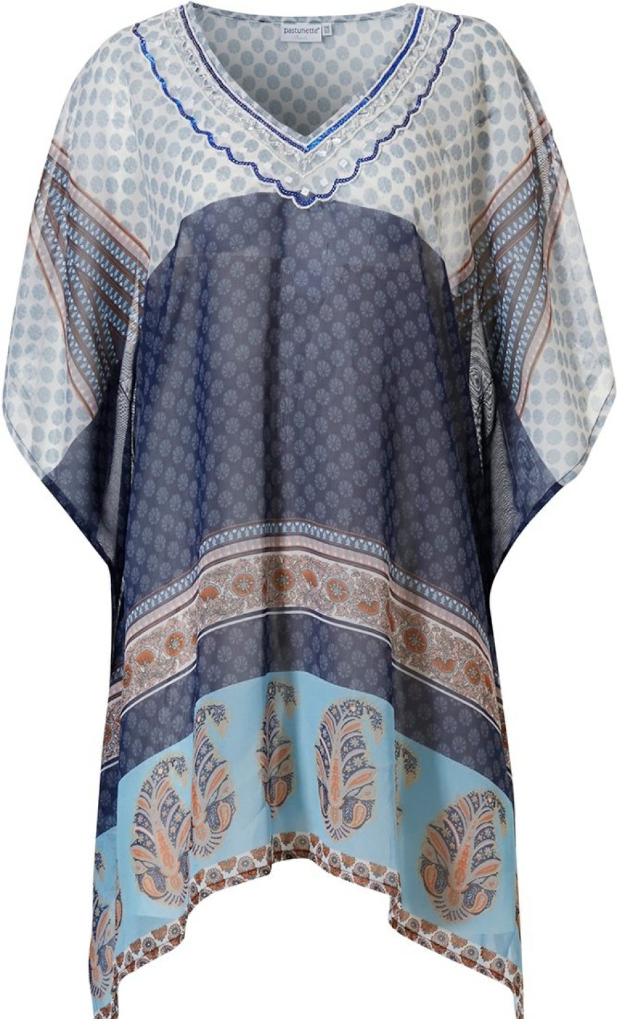 Pastunette Beach Beachwear | Pastunette Beach Beach Poncho Style Cover-Up 'Mystical Beauty'