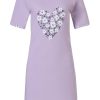 Pastunette Nightshirts | Pastunette Ladies Short Sleeve Cotton Nightdress 'Lovely Little Flowers '