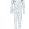 Pastunette Pyjamas | Pastunette Ladies Cotton Full Button Pyjama 'Paisley Flower Stripes'