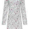 Pastunette Nightshirts | Pastunette Ladies Long Sleeve Cotton Nightdress 'Winter Flower Garden'