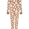 Rebelle Pyjamas | Rebelle Ladies Long Sleeve Cotton-Mix Pyjama With Cuffs 'Fabulous Flowers'