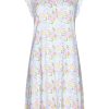 Pastunette Nightshirts | Pastunette Ladies Sleeveless Organinic Cotton Nightdress With Buttons 'Blossoms Yellow'