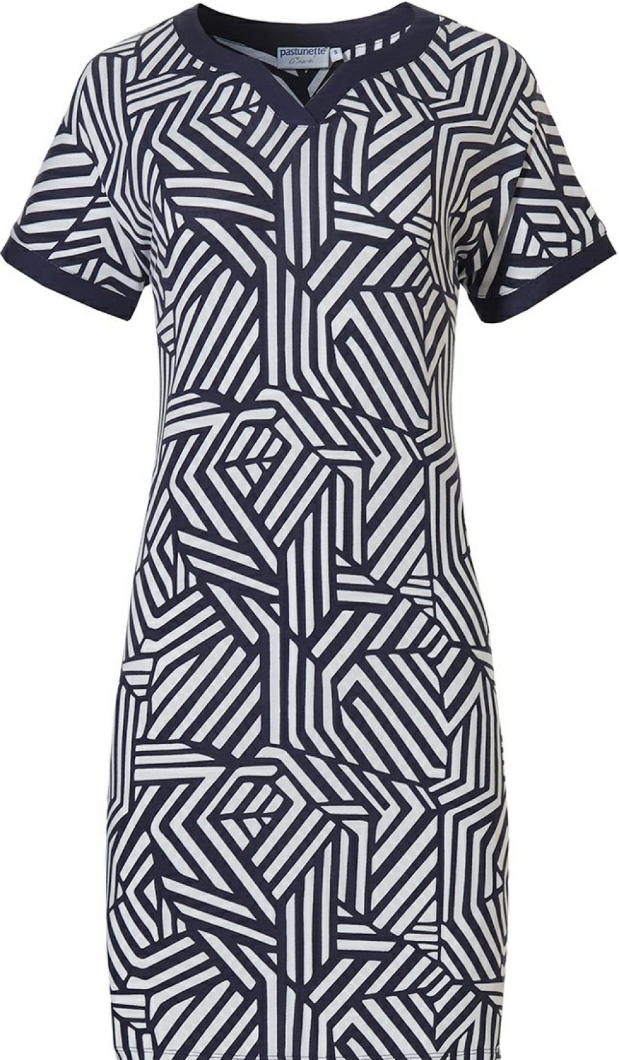 Pastunette Beach Beachwear | Pastunette Beach Short Sleeve Beachdress 'Graphic Art'