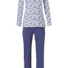 Pastunette Pyjamas | Pastunette Long Sleeve Full Button Cotton Classic Pyjama 'Floral Delight'