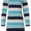 Pastunette Nightshirts | Pastunette Ladies Cotton Nightdress 'Bold Blue Stripes'