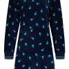 Rebelle Nightshirts | Rebelle Ladies Soft Fleece Home Lounge Nightdress 'Retro Raindrop'