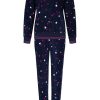 Rebelle Pyjamas | Rebelle Ladies Soft Fleece Home Lounge Pyjama 'Fabulous & Starry'