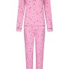 Rebelle Pyjamas | Rebelle Ladies Long Sleeve Pyjama With Buttons 'Trendy Little Stars'