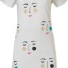 Rebelle Nightshirts | Rebelle Cotton Nightdress 'Mega Make-Up Girl'