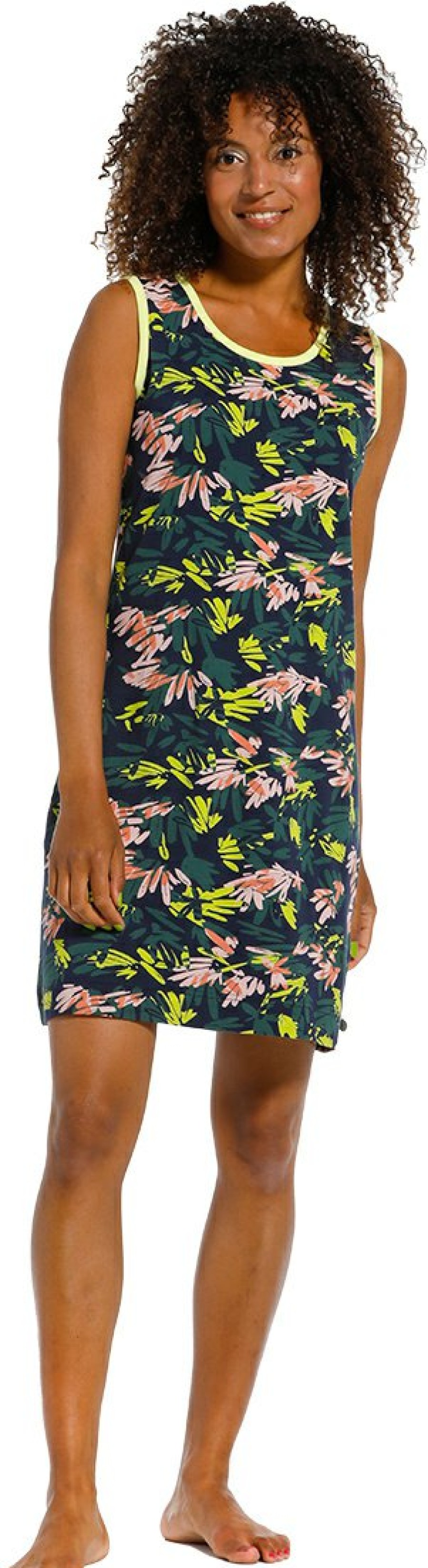 Rebelle Nightshirts | Rebelle Sleeveless Nightdress 'Jungle Floral Sport It Up'