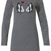 Rebelle Nightshirts | Rebelle Long Sleeve Nightdress 'Penguin Family Love '