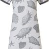 Pastunette Nightshirts | Pastunette Short Sleeve Nightdress 'By The Seashore'