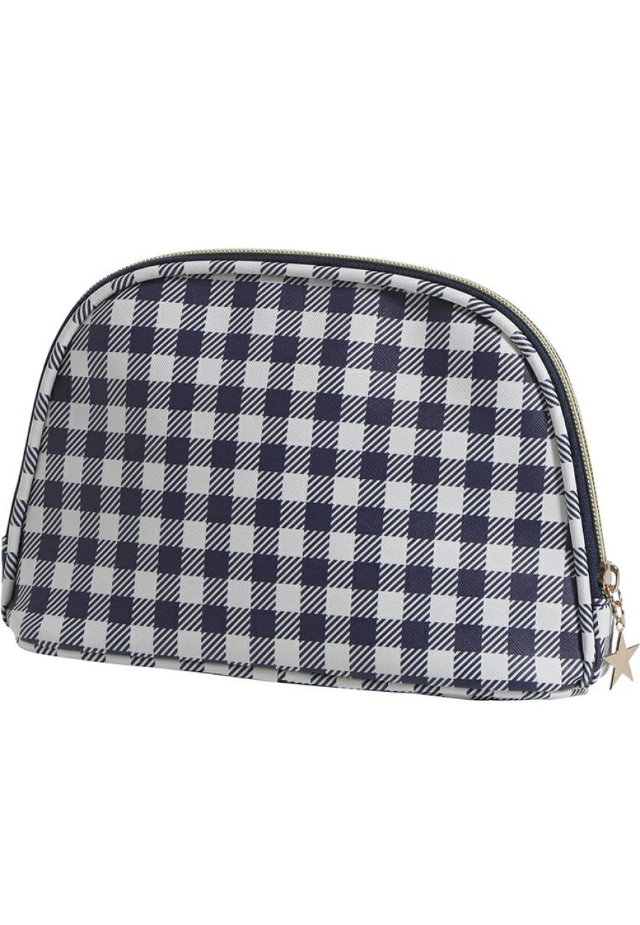 Pastunette Deluxe Slipper Boots, Blankets & More | Pastunette Deluxe Small Luxury Toiletries/Make-Up Bag 'Gingham Checks'