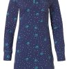 Rebelle Nightshirts | Rebelle Ladies Long Sleeve Cotton Nightdress 'Pretty Paws & Dots'