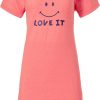 Rebelle Nightshirts | Rebelle Coral Nightdress 'I Love It!'