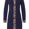 Pastunette Deluxe Nightshirts | Pastunette Deluxe Luxury Long Sleeve Nightdress 'A Little Elegantly Paisley'