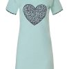 Rebelle Nightshirts | Rebelle Short Sleeve Cotton Nightdress 'All Animal Love '