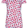 Rebelle Shorty Sets | Rebelle Ladies Short Sleeve Cotton Single Jersey Summer Shorty Set 'Sweet Raspberry'