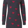 Rebelle Nightshirts | Rebelle Long Sleeve Nightdress 'All About Hearts '