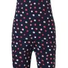 Pastunette Pyjamas | Pastunette Dark Blue Cotton 3/4 Pyjama Set 'Just Dotty'