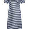 Rebelle Nightshirts | Rebelle Ladies Stripey Short Sleeve Cotton Single Jersey Nightdress 'At The Zoo'