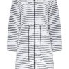 Rebelle Bathrobes | Rebelle Ladies Soft Fleece Robe With Full Zip 'Soft Trendy Lines'