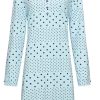 Pastunette Nightshirts | Pastunette Long Sleeve Light Blue Nightdress With Buttons 'Lots Of Dots'