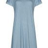 Pastunette Deluxe Nightshirts | Pastunette Deluxe Ladies Luxury Short Sleeve Nightdress With Decorative Buttons 'Paisley Dewdrop'