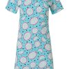 Rebelle Nightshirts | Rebelle Short Sleeve Cotton Nightdress 'Passion Fruity & Dots'