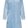 Pastunette Bathrobes | Pastunette Warm Soft Fleece Full Button Morninggown 'Tiny Dots'