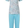 Pastunette Pyjamas | Pastunette Short Sleeve Cotton Pyjama Set 'Floral Dream Garden'