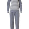 Pastunette Pyjamas | Pastunette Ladies Soft Velvet Lounge Set 'Just Stripes'