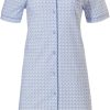 Pastunette Nightshirts | Pastunette Cotton Full Button Nightdress 'Crosses In Circles'