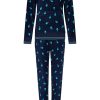 Rebelle Pyjamas | Rebelle Ladies Soft Fleece Home Lounge Set 'Retro Raindrop'